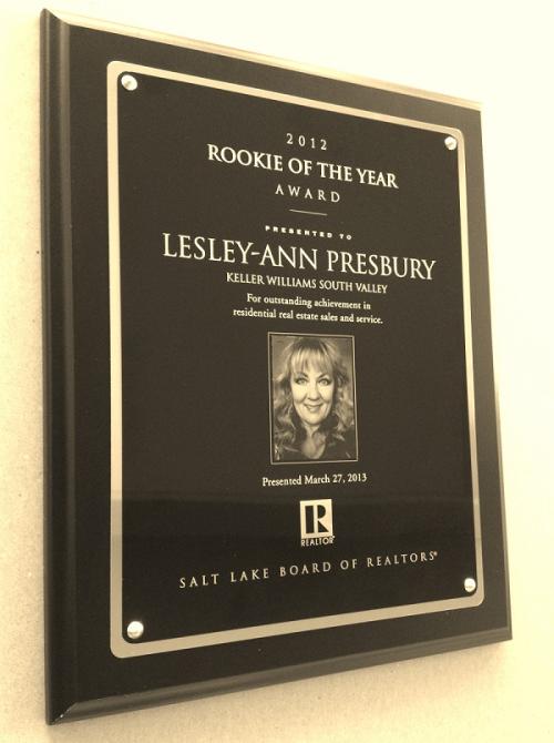 2012 Rookie of the Year for Salt Lake County