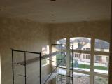 Textrue plaster in lounge and ceiling