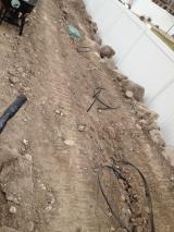 Water pipes in place
