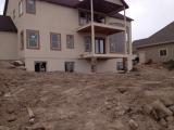 Back yard rough grading