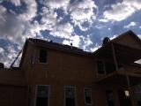 Roof work from back of house