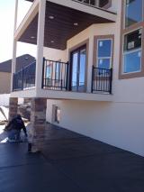 railings on side of nook deck