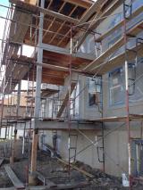 Back of house all cemented