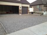 Ready for pouring concrete drive way