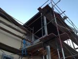 Painting stuco on deck columns