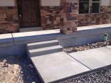 Front steps completed