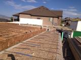 Framed Floor and covered cold store under front porch
