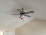 Master bedroom light and fan